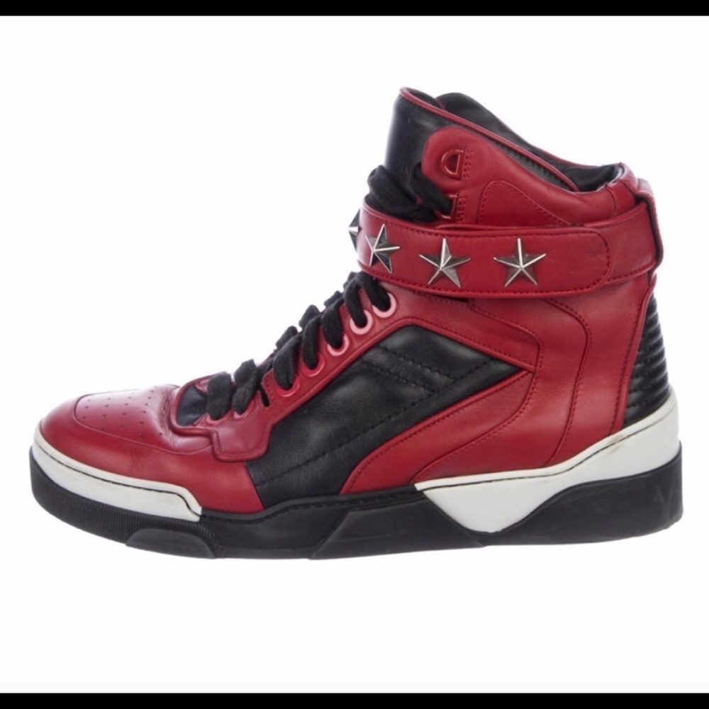 Givenchy Leather High-Top Sneakers size 10